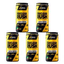 Kit 5X Nuclear Rush Pre Workout Drink - 269ml Guaran� Fusion - BodyAction