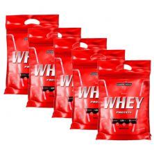 Kit 5X Nutri Whey Protein - 1800g Refil Baunilha - IntegralM�dica