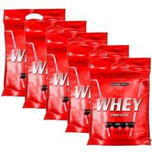 Kit 5X Nutri Whey Protein - 1800g Refil Chocolate - IntegralM�dica