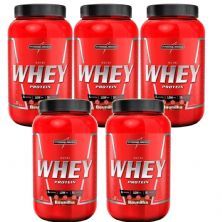 Kit 5X Nutri Whey Protein - 907g Baunilha - IntegralM�dica