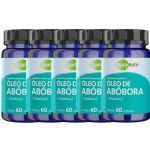 Kit 5X �leo de Ab�bora + Vitamina E - 60 C�psulas - QualyNutri