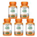 Kit 5X �leo de Alho - 60 C�psulas - Katigu�