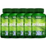 Kit 5X �leo de Borragem - 60 C�psulas - Herbamed