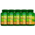 Kit 5X Oleo de Cartamo com Vitamina E - 60 C�psulas - Herbamed