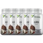 Kit 5X Oleo de C�co 1g - 120 C�psulas - Fitoway