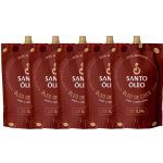 Kit 5X �leo de Coco Extra Virgem de Pel�cula - 1000ml Refil - Santo �leo