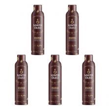 Kit 5X �leo de Coco Extravirgem - 200ml Spray - Santo �leo