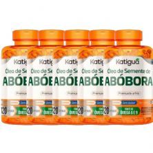Kit 5X �leo de Semente de Ab�bora - 120 c�psulas - Katigu�
