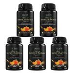 Kit 5X �leo de Semente de Ab�bora - 60 C�psulas - Bioklein