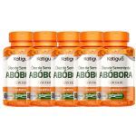Kit 5X �leo de Semente de Ab�bora + Vitamina D3 & E - 60 c�psulas - Katigu�