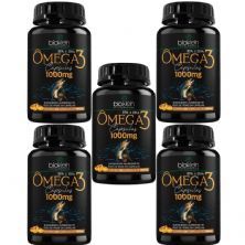 Kit 5X �mega 3 1000mg - 120 C�psulas - Bioklein