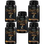 Kit 5X �mega 3 1000mg - 120 C�psulas - Bioklein