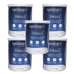 Kit 5X �mega 3 1000mg - 60 C�psulas - LetsBe Nutrition