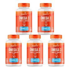 Kit 5X �mega 3 - 120 C�psulas - Bigens