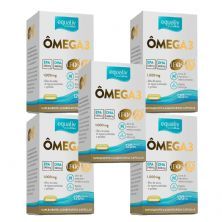 Kit 5X �mega 3 - 120 C�psulas - Equaliv