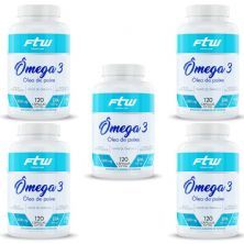 Kit 5X �mega 3 - 120 C�psulas - Fitoway