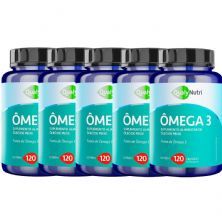 Kit 5X �mega 3 - 120 C�psulas - QualyNutri