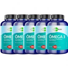 Kit 5X �mega 3 - 180 C�psulas - QualyNutri