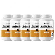 Kit 5X �mega 3 6 9 - 120 C�psulas - NewNutrition