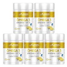 Kit 5X �mega 3 - 60 C�psulas - Body Action