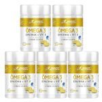 Kit 5X �mega 3 - 60 C�psulas - Body Action