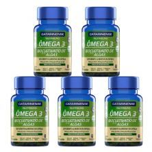 Kit 5X �mega 3 Biocultivado de Algas - 60 C�psulas - Catarinense