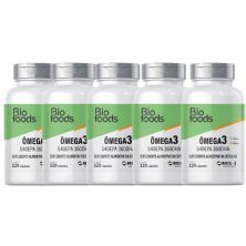 Kit 5X �mega 3 BioFoods - 120 C�psulas - Katigu�