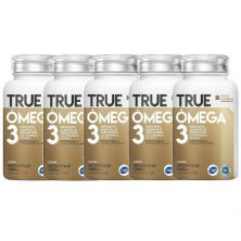 Kit 5X �mega 3 com Vitamina E - 180 C�psulas - True Source