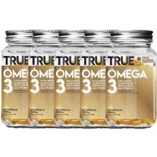 Kit 5X �mega 3  com Vitamina E - 60 C�psulas - True Source