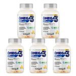 Kit 5X �mega 3 Concentrado - 60 C�psulas - Katigu�
