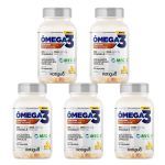 Kit 5X �mega 3 C�rcuma - 60 C�psulas - Katigu�