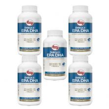 Kit 5X �mega 3 EPA DHA - 240 C�psulas 1g - Vitafor