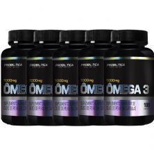 Kit 5X �mega 3 Nova Formula Pro Health - 100 C�psulas - Probi�tica