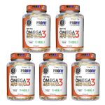 Kit 5X �mega 3 Premium Meg-3 - 60 C�psulas - Profit