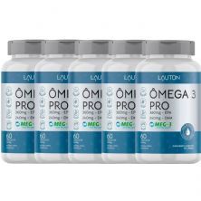 Kit 5X �mega 3 Pro - 60 C�psulas - Lauton Nutrition
