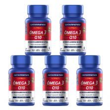 Kit 5X �mega 3 Q10 - 60 C�psulas - Catarinense