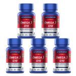 Kit 5X �mega 3 Q10 - 60 C�psulas - Catarinense