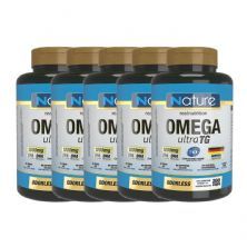 Kit 5X �mega 3 Ultra 1200mg - 200 C�psulas - Nature