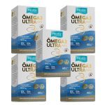 Kit 5X �mega 3 Ultra - 60 C�psulas - Equaliv