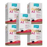 Kit 5X �mega Imunidade AZ - 60 C�psulas Gel - Equaliv