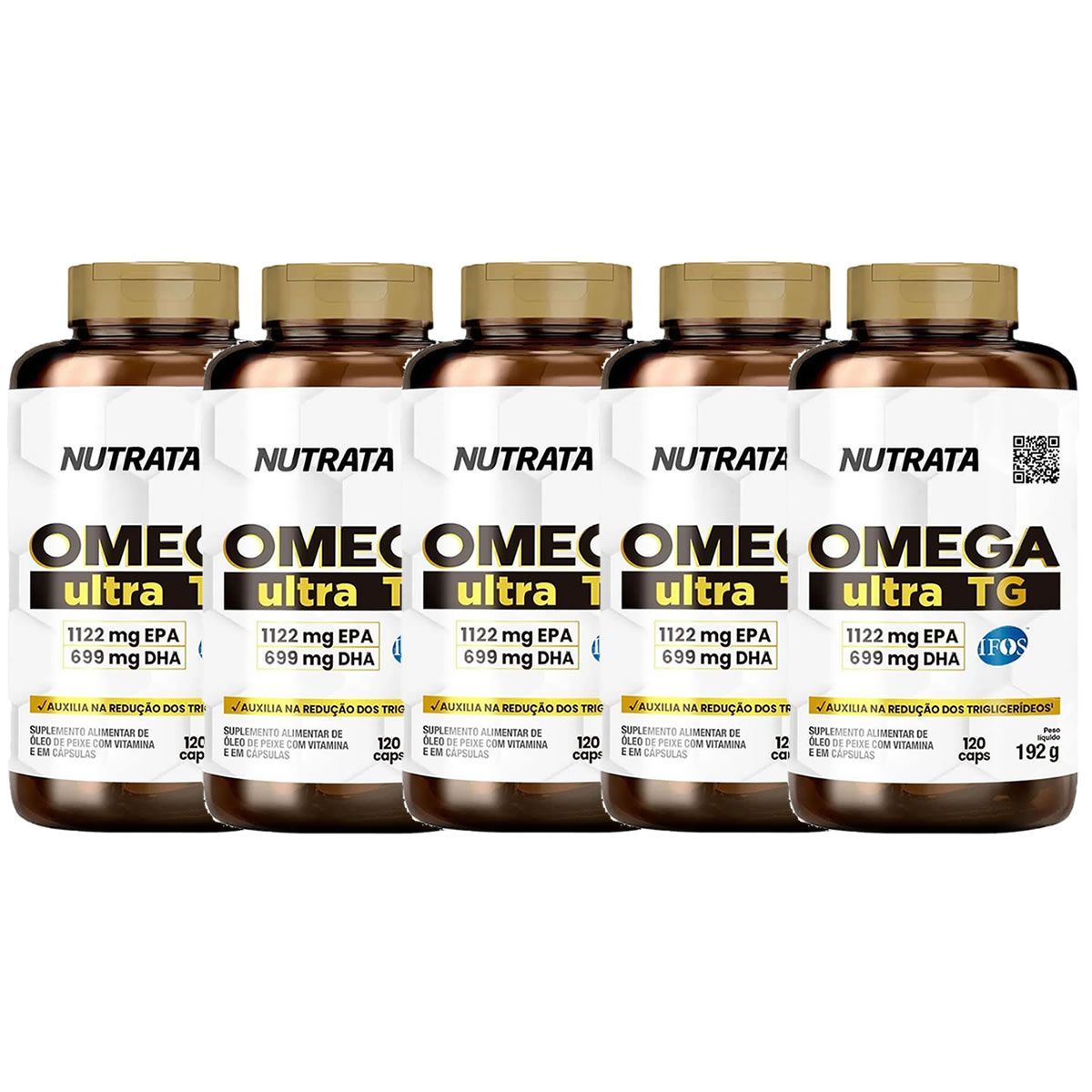 Kit 5X �mega Ultra TG - 120 C�psulas - Nutrata