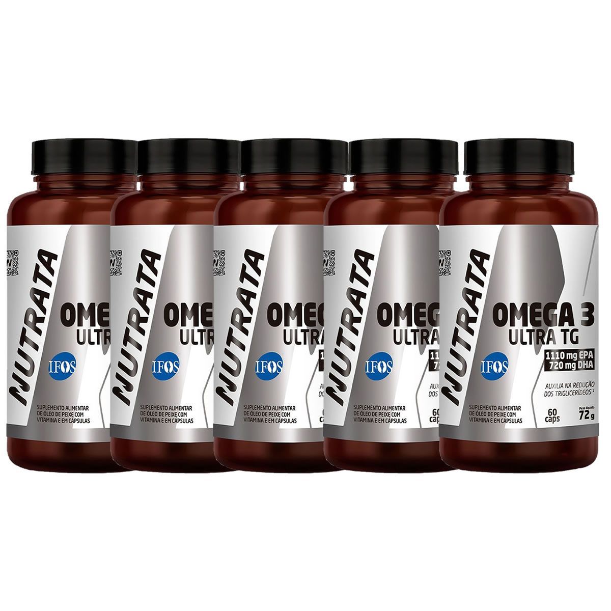 Kit 5X �mega Ultra TG - 60 C�psulas - Nutrata