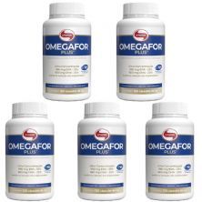 Kit 5X �megaFor Plus - 120 C�psulas 1g - Vitafor