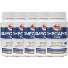 Kit 5X �megaFor Plus - 60 C�psulas 1g - Vitafor