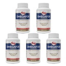 Kit 5X Omegafor Vitamins - 120 C�psulas - Vitafor