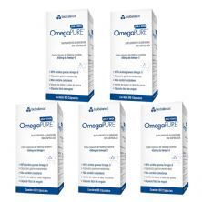 Kit 5X Omegapure �mega-3 EPA/DHA - 60 C�psulas 500mg - Biobalance