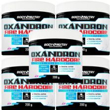 Kit 5X Oxandron Fire Hardcore - 200g Uva - BodyNutry