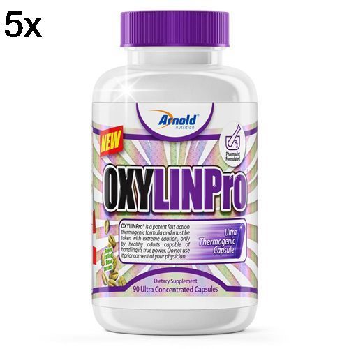 Kit 5X Oxylin Pro - 90 C�psulas - Arnold Nutrition