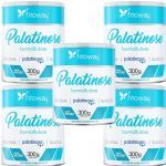 Kit 5X Palatinose Isomaltulose 100% Pura - 300g Neutro - Fitoway