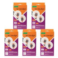 Kit 5X Palmar Mini Palma - Tamanho G Preto - Hidrolight